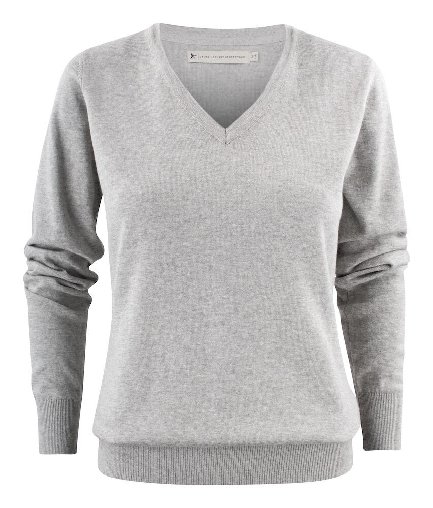 Ashland V 
Gebreide Sweater Dames Grijs Mêlée L