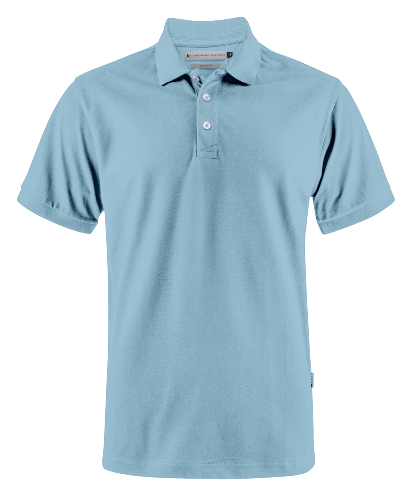 Sunset Polo Pique Regular Fit Heren - Turquoise