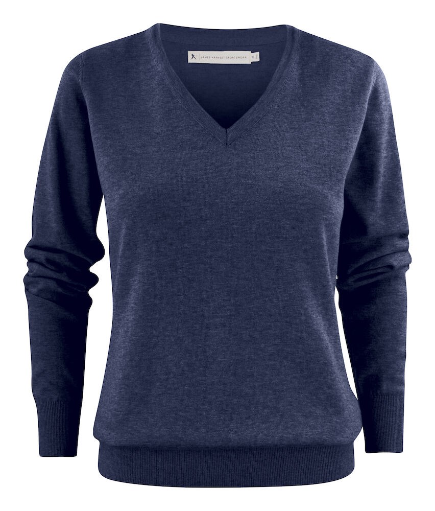 Ashland V 
Gebreide Sweater Dames Blauw Mêlée S