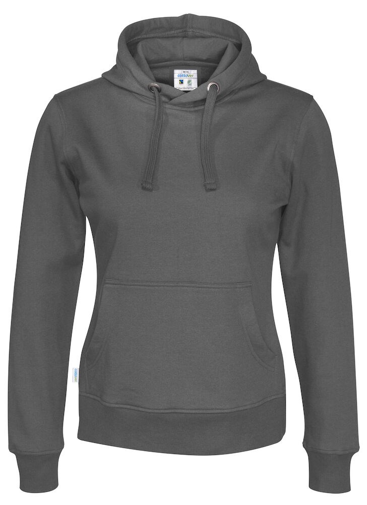 COTTOVER HOOD LADY CHARCOAL S