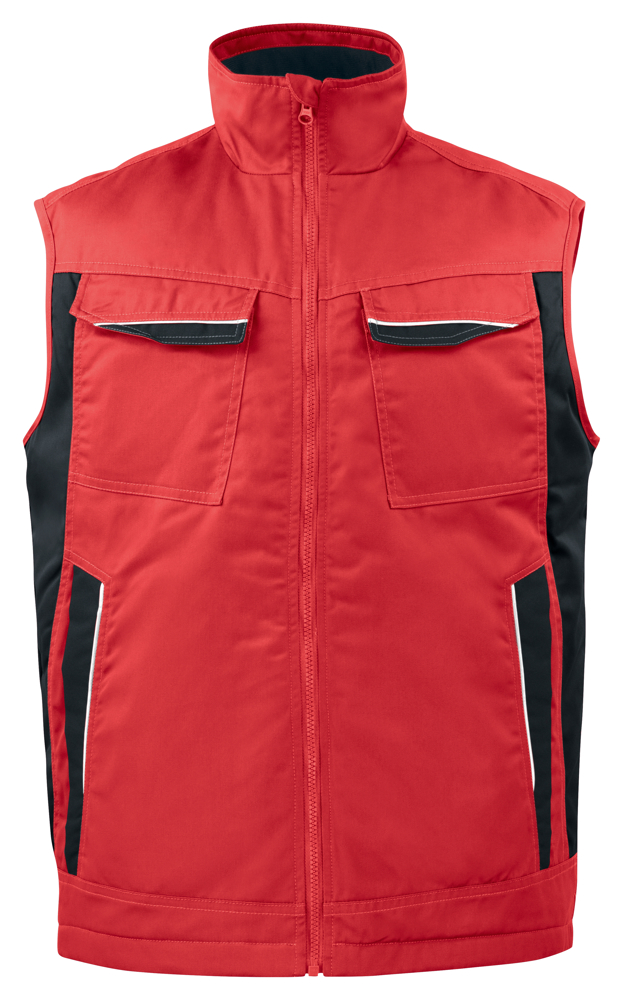 5704 BODYWARMER Rood XXL