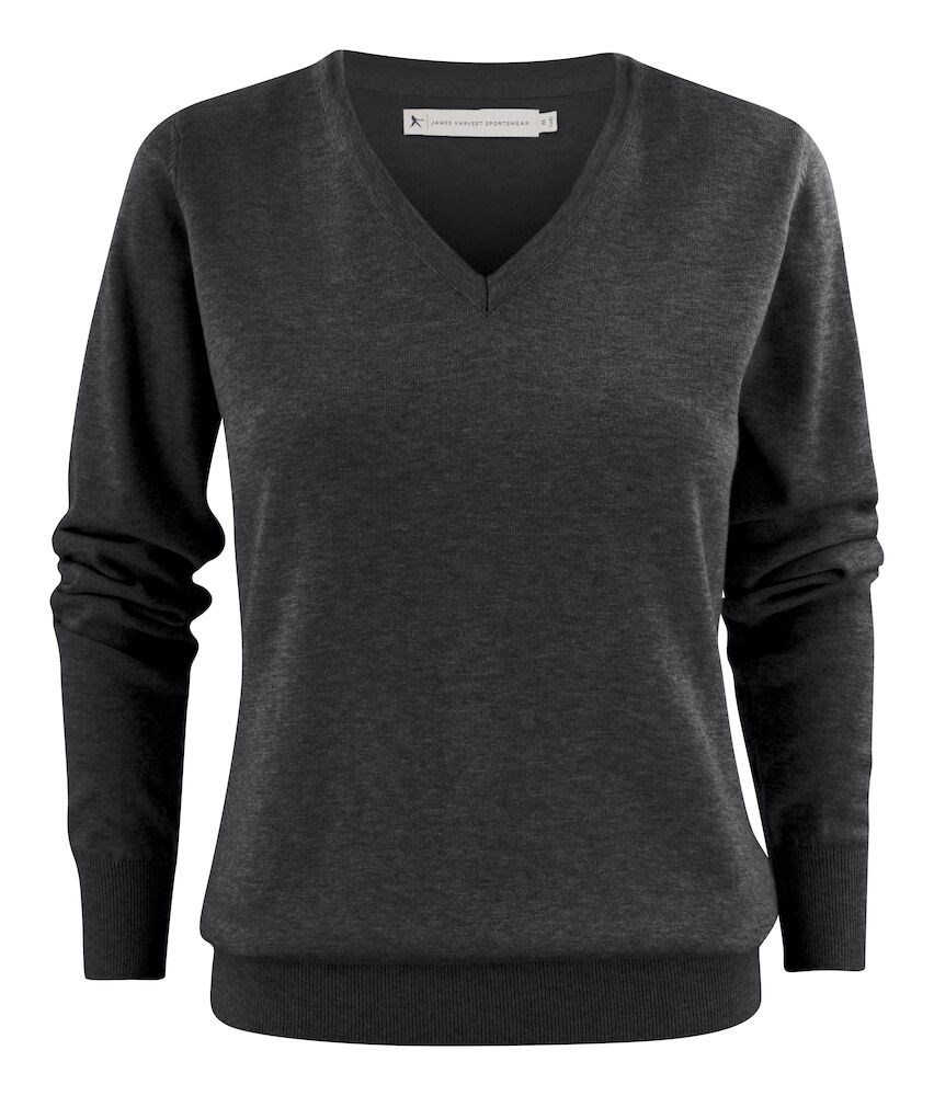 Ashland V 
Gebreide Sweater Dames Antraciet Mêlée S